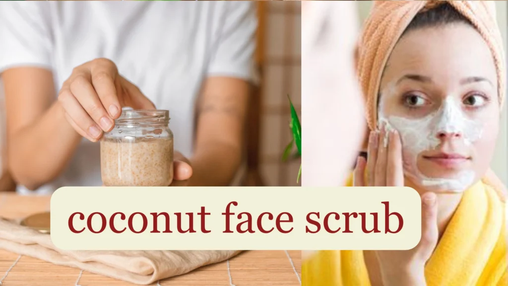 coconut face scrub- leaf-to-care